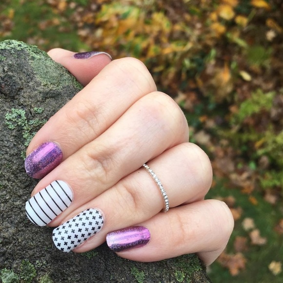 ➕ (2) Partial Full Sheets Good Vibes Jamberry Nail Wraps - Picture 8 of 12